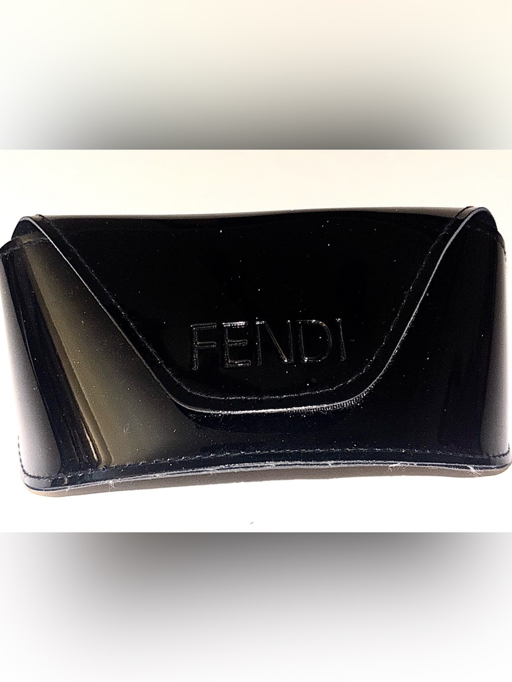 Fendi Glossy Black Patent Sunglasses Case